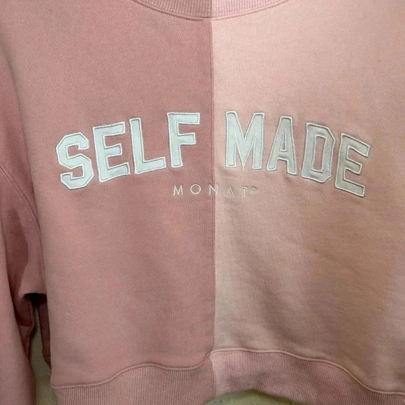 2/$30 Monat Gear Self Made Pink Sweatshirt Size Medium - Picture 3 of 5